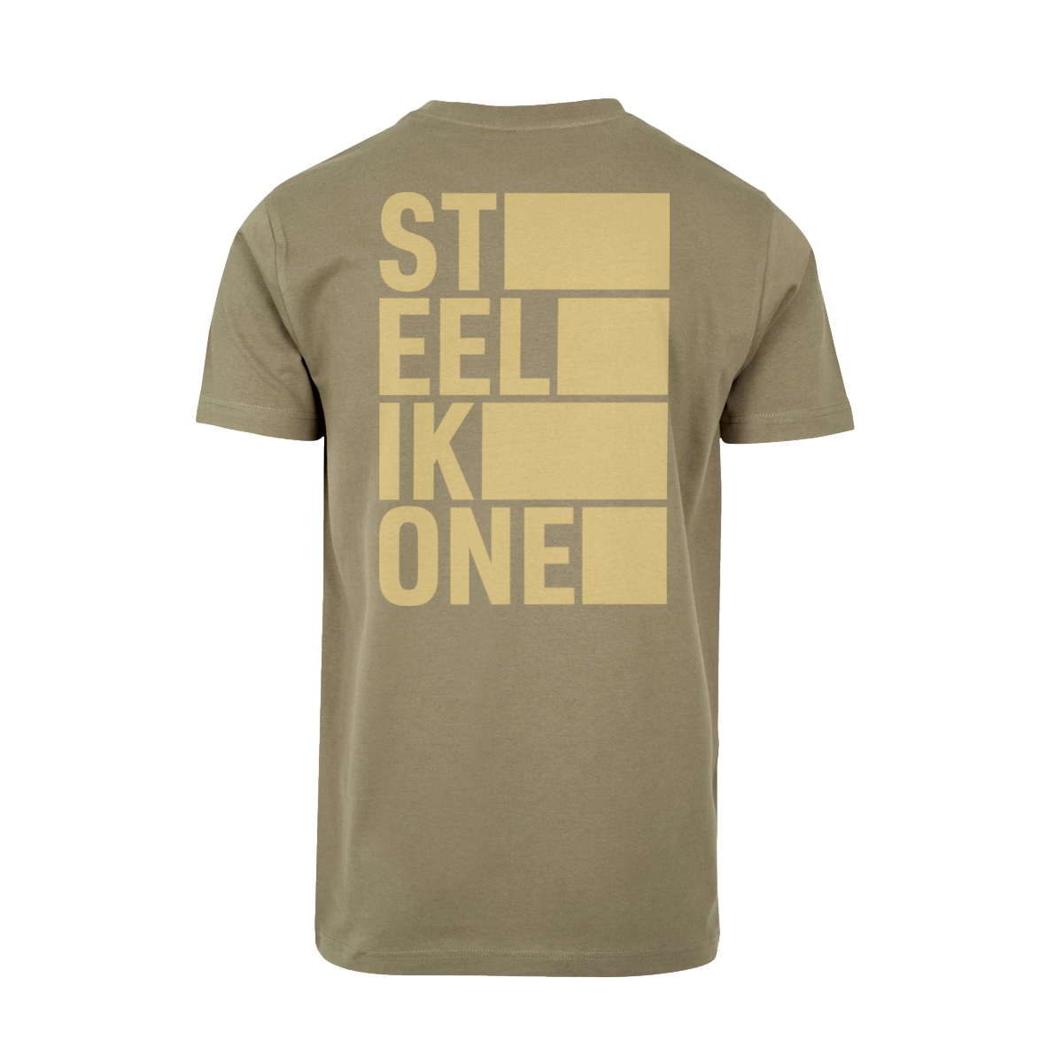 T-Shirt - STEELIKONE VERTICAL [olive]