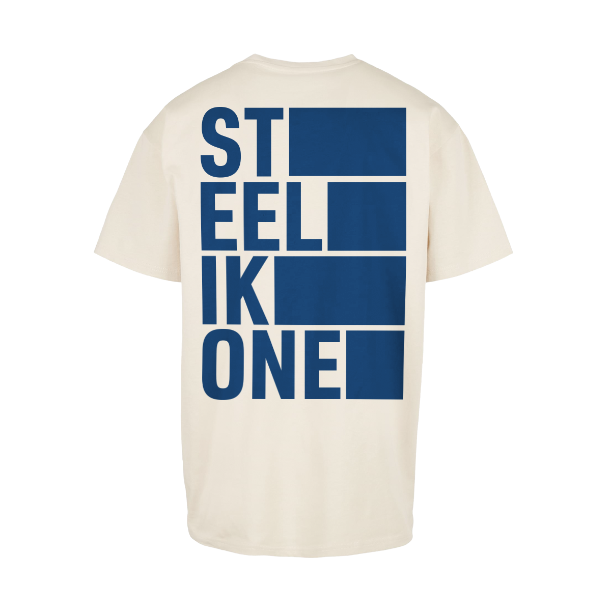 T-Shirt - STEELIKONE Oversize VERTICAL [beige]