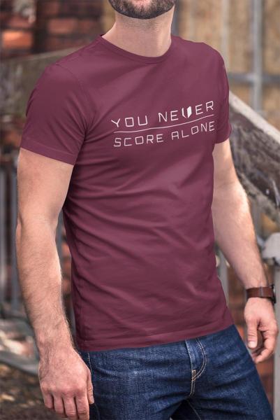 T-Shirt - YOU NEVER SCORE ALONE