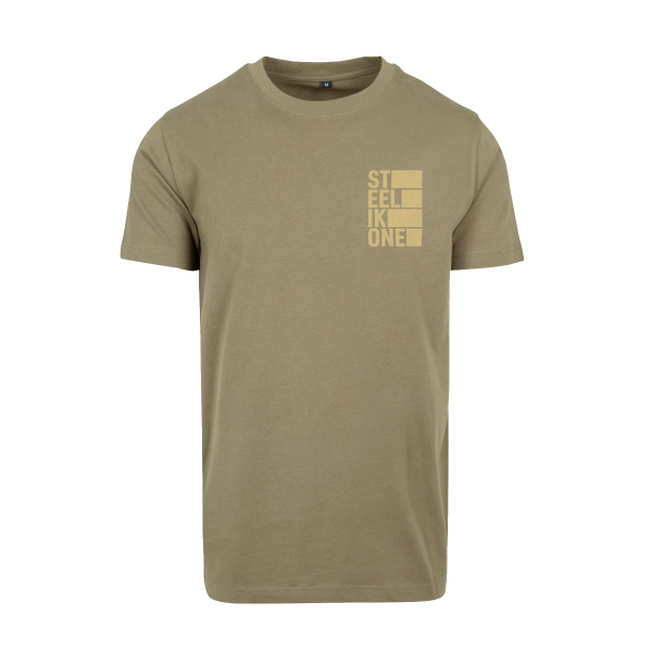 T-Shirt - STEELIKONE VERTICAL [olive]