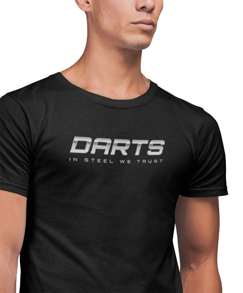 T-Shirt - DARTS IN STEEL WE TRUST