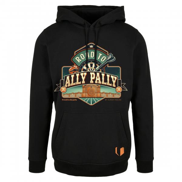 HOODIE - "ROAD TO ALLY PALLY" by Elmar Paulke [black]