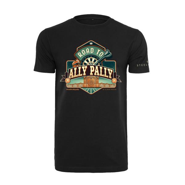 T-Shirt - "ROAD TO ALLY PALLY" by Elmar Paulke [black]