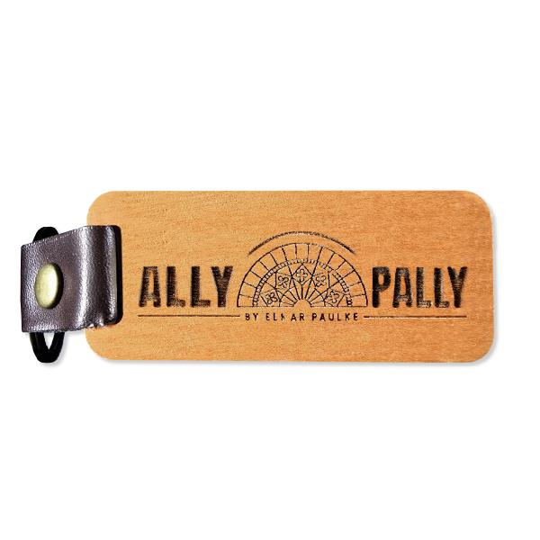 "Ally Pally" WM Design SCHLÜSSELANHÄNGER AUS HOLZ