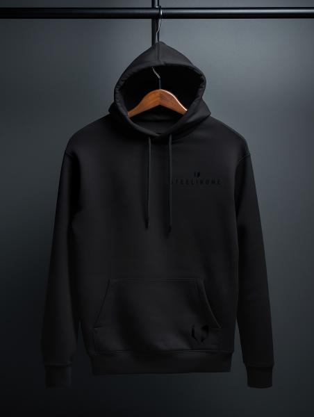 STEELIKONE, Hoodie "PITCH BLACK" Series