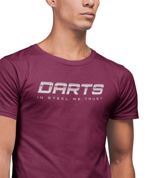 T-Shirt - DARTS IN STEEL WE TRUST