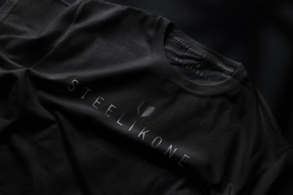 T-Shirt - STEELIKONE "PITCH BLACK SERIES"